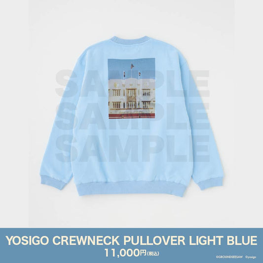 YOSIGO CREWNECK PULLOVER LIGHT BLUE
