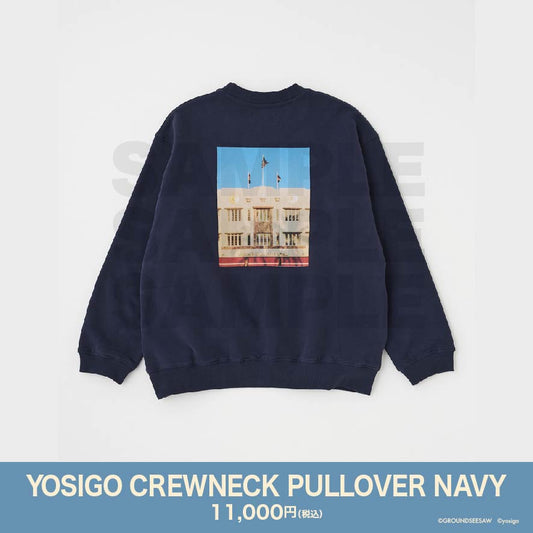 YOSIGO CREWNECK PULLOVER NAVY